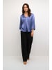 Kaffe Langarm-Bluse KAkaren Regular fit in Blue Indigo