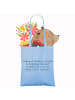 Mr. & Mrs. Panda Tote Bag Spruch Immobilienkauffrau mit Spruch in Sky Blue