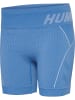 Hummel Hummel Kurze Hose Hmlte Multisport Damen Dehnbarem Schnelltrocknend Nahtlosen in RIVIERA/BLUE BELL MELANGE