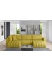 MF Design Bonita Recamiere Rechts in Gelb -  (L) 175 x (B) 350 x (H) 92 cm