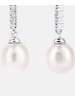 Diamant L'éternel Ohrhänger aus 375 Weißgold mit Diamant mit Perle