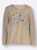 Sieh an! Shirt in beige-himmelblau