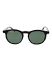 Funky Buddha Männer Sonnenbrille Panto Schwarz