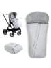 Hauck Winter-Fußsack für Kinderwagen und Buggy in grau