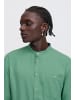 BLEND Langarmhemd BHBOBBY Shirt mandarin in Grün