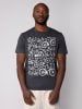 wat? Apparel T-Shirt Fahrräder in India Ink Grey