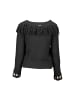 Blugirl Folies Schwarzer Viskose-Pullover