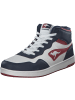 Kangaroos Stiefel in white/dk navy