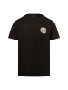 Santa Cruz T-Shirt Flaming Dice in schwarz