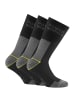 Rohner Socken 3er Pack in Schwarz/Grau