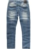Amaci&Sons Slim Fit Destroyed Jeans FRESNO in Hellblau