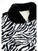 Usha Women Poncho in Schwarz Weiss
