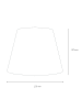 Licht-Erlebnisse Lampenschirm in Weiß