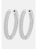 Ethische Diamanten Ohrringe aus 375 Weißgold mit Lab Grown Diamant