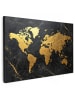 OnlyWow Leinwand Bilder Goldfarben
