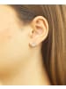 Diamant L'éternel Ohrringe aus 375 Weißgold mit 0.32 Karat Diamant mit Topas
