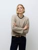 Vero Moda Strickpullover in Natural Melange
