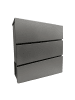 relaxdays Briefkasten in Anthrazit - (B)35,5 x (H)37,5 x (T)10,5 cm