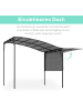 Outsunny Pergola,300cm x 250cm x 250cm,grau