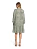 CARTOON Stufenkleid mit Biesen in Cream/Green