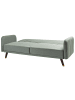 Beliani 3-Sitzer Sofa SENJA in Grün/Gold/Braun - (W) 198 x (H) 87 x (L) 95 cm