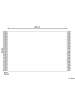 Beliani Kurzflor SINOP in Braun/Beige - (W) 140 x (H) 1.5 x (L) 200 cm