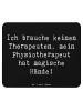Mr. & Mrs. Panda Mousepad Spruch Magische Hände Physiotherapeut ... in Schwarz