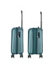 Polestream Moonrock 4 Rollen Kabinentrolley S 55 cm mit Dehnfalte in deepsea green brushed