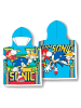 Sonic Kinder Poncho Überwurf mit Kapuze
