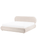 Beliani 2-tlg Doppelbett CAMPAN in Beige
