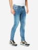 KOROSHI Schlanke strick-jeans aus denim in blau