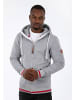 Alessandro Salvarini Jacke Alessandro Salvarini Herren Hoodie AS310 in Hellgrau