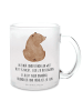 Mr. & Mrs. Panda Teetasse Bär Schulterblick mit Spruch in Transparent