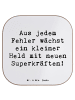 Mr. & Mrs. Panda Glas-Untersetzer Spruch Fehler machen lernen mi... in Weiß