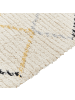 Beliani Kurzflor TEZPUR in Beige/Schwarz/Gelb - (W) 160 x (H) 230 x (L) 230 cm