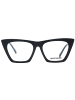 Skechers Damen Optische Fassungen Katzenauge Schwarz