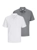 Jack & Jones Poloshirt Austin in Weiß / grau