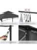 tectake Grillpavillon, inklusive 8 Heringen und 6 Haken, 316 x 150 x 250 cm