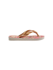 Havaianas Flores Kinder-Slipper zum Hineinschlüpfen Beige