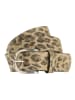 Laura Scott Ledergürtel in beige-leopard