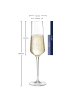 LEONARDO 6er Set Sektgläser geeicht Puccini Gastro-Edition in 0,1 l in transparent