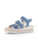 Gabor Plateau Sandalen in blau