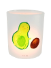 Mr. & Mrs. Panda Garten Windlicht Avocado Kern rollt ohne Spruch in Transparent
