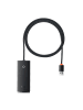 Baseus Baseus Lite Series HUB Adapter USB-A auf 4xUSB-A 3.0 5Gb/s schwarz in Schwarz