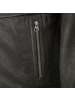 redpoint Lederjacke Lammnubuk Kunstfell in Schwarz