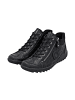 remonte Eagle-Sneaker aus Leder Schwarz