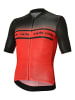 rh+ Fahrradtrikot Light Climber Jersey in black-red code