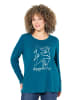 Ulla Popken Langarmshirt in petrol