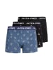 Jack & Jones 3er-Pack Trunks in Crown Blue