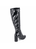 Tamaris Lackstiefel in schwarz